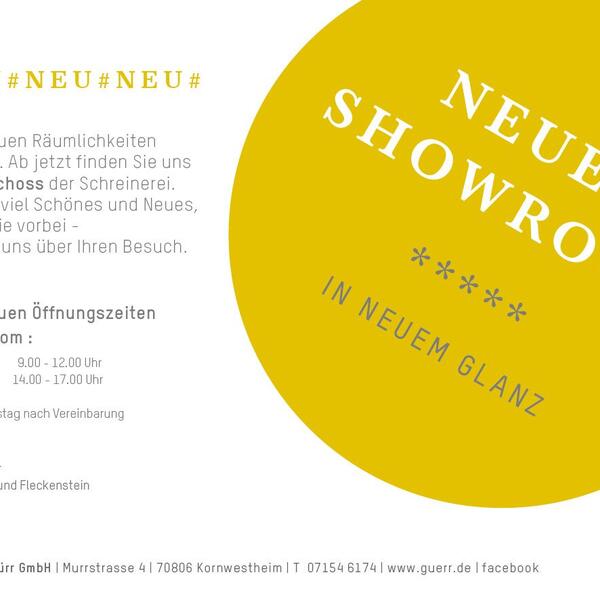 neuer Showroom 